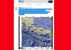 Gempa Sukabumi Merah