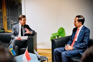 Joko Widodo dan PM. Swedia UlfKristersson