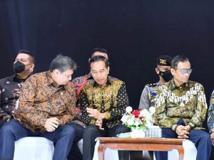 Presiden saat Rakornas di Sentul Jawa Barat