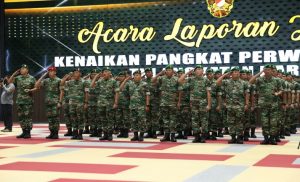 Kenaikan pangkat 47 Perwira TNI AD