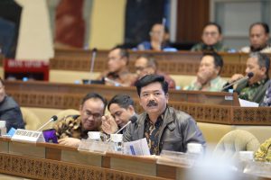Hadi Tjahyanto Saat Raker dengan Komisi II DPR RI