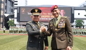 Kasad Jend. Dudung Abdurachman dan Kasad Singapura