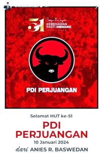 Anies HUT PDIP