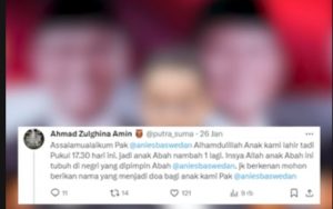 Anies beri nama