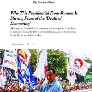 NY Times prabowo