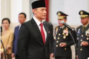 AHY Dilantik Sebagai Menteri ATR BPN