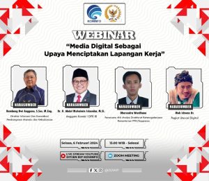 Webinar Media Digital Sebagai Upaya Menciptakan Lapangan Kerja