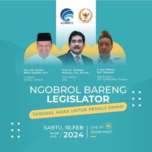 Webinar Tangkal Hoax Untuk Pemilu Damai