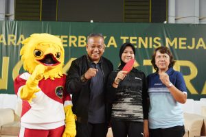 Pangkosstrad Saksikan Kejuaraan Tenis Meja