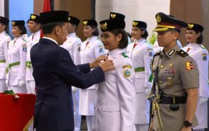 Pengukuhan Paskibraka di IKN