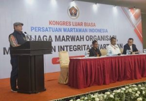 Zulmansyah Sakedang di KLB PWI