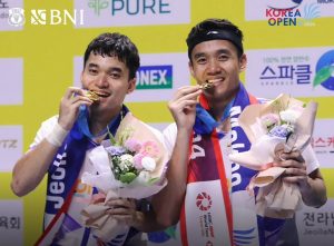 Pasangan Bulu Tangkis Ganda Putra Leo dan Bagus