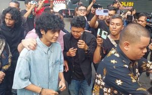 Vadel Badideh Saat dartangi Polres Jaksel