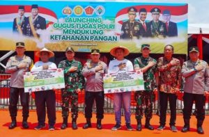 Panglima TNI dan Kapolri Hadiri Peluncuran Gugus Tugas untuk Dukung Program Swasembada Pangan