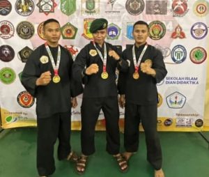 Prajurit Yonif 320 Kostrad Sabet Tiga Emas Kejuaraan Pencak Silat Banten Nasional Open 2024