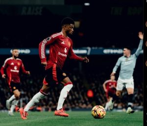 Amad Dialo Saat Melawan Man City