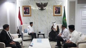 Menag Saat laporan Kesiapan MTQ Tuna Netra Sedunia