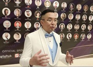 Prof. Dr, dr. Teguh Tanuwidjaja, M Saat memberikan keterangan pers di I-SWAM 2024