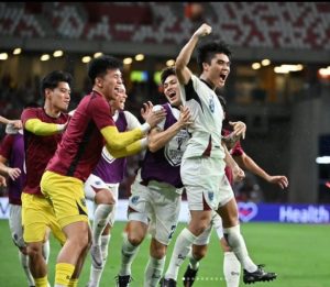 Thailand Kalahkan Singapura di Piala AFF