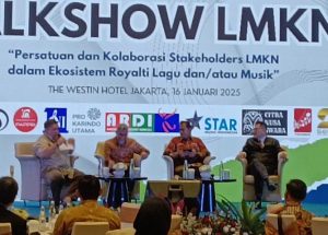 Dirjen Haki dalam Talk show LMKN