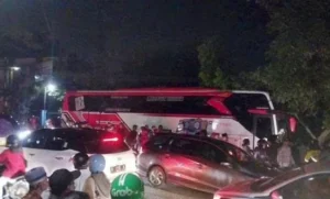 Kecelakaan Bus Pariwissata di Kota Batu
