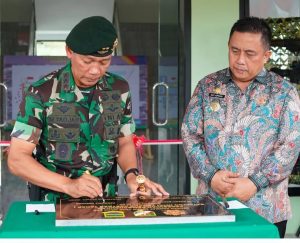 Pangkostrad Bersama Pj. Bupati Bekasi Resmikan Pembangunan Yontaipur Kostrad