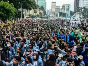 Demo Mahasiswa Indonesia Gelap