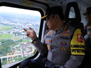 Irwasum Polri Lakukan Pantauan Arus Mudik dari Udara