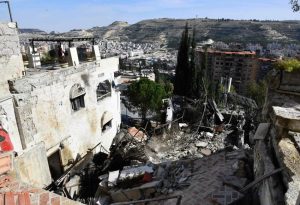 Kota Damaskus di Bom Israel