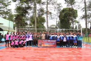 Yonif 303 Kostrad Gelar Pembukaan Lomba Bola Voli Ramadhan Cup dan Bazar Ramadhan