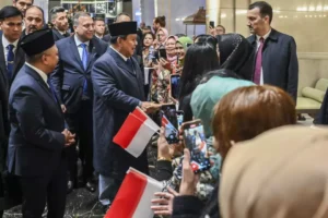 Prabowa Disambut Mahasiswa di Turki