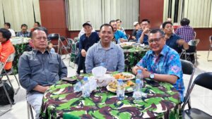 Ketua PWI Jaya Hadiri Silaturahmi Dandim