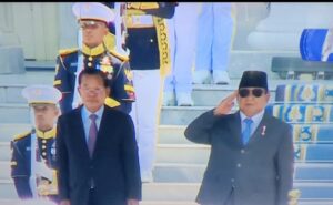 Prabowo Subianto menerima kunjungan kehormatan Presiden Senat Kerajaan Kamboja Hunsen
