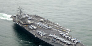 Kapal Induk AS USS Nimitz Lintasi Selat Malaka