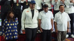 Menpora Dito dan Wamentan Hadir di Kejuaraan Anggar Asia 2025
