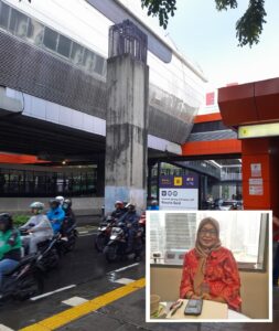 Tiang Monorel di Jakarta