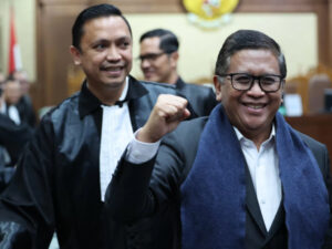 Hasto Kristiyanto Usai Sidang