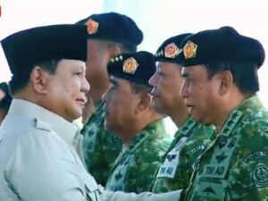 Presiden Prabowo Beri Kenaikan PangkatKehormatan