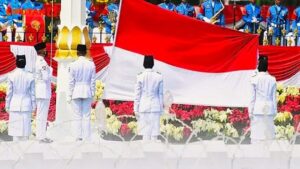 pengibaran bendera