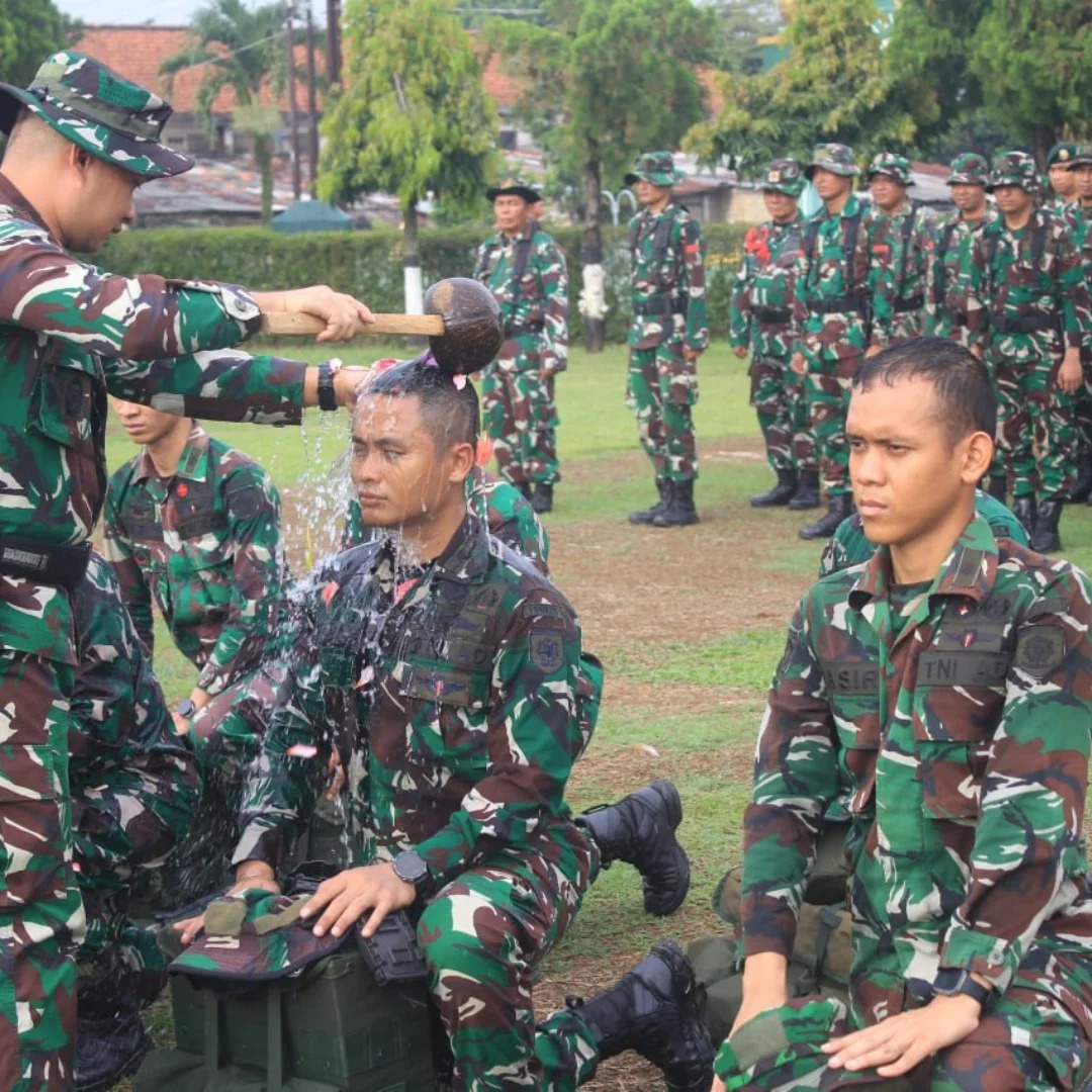 Yonkes 1 Kostrad Gelar Penerimaan Warga Baru