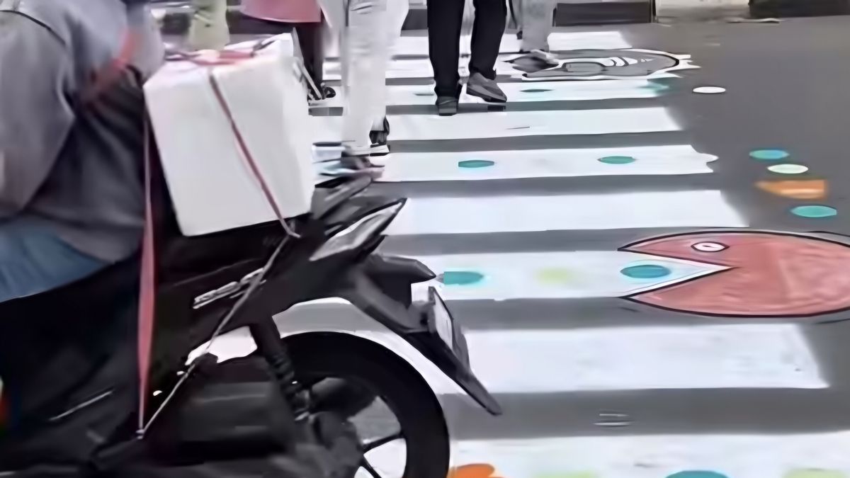 Zebra Cross Karikatur Viral di Tebet, Ini Kata Pemprov DKI