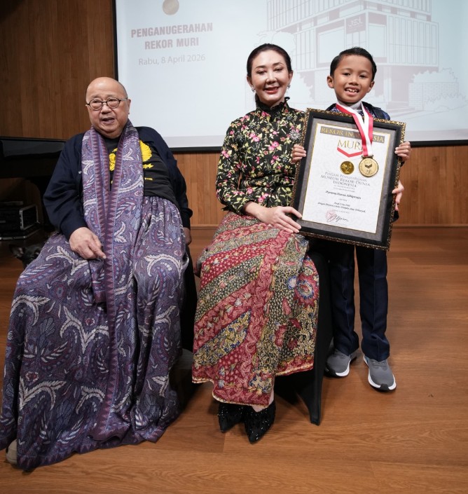 Parama Hansa Abhipraya Raih Rekor MURI, Anak 7 Tahun dengan Prestasi Multidisiplin Terbanyak