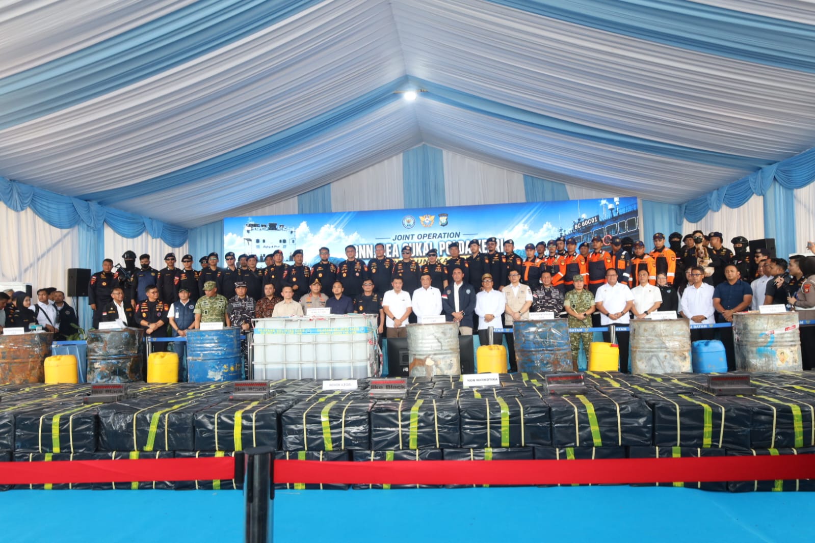 TNI AL Perkuat Sinergi Berantas Penyelundupan Narkotika di Kepri