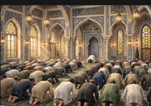 Ilustrasi Sholat Berjamaah1