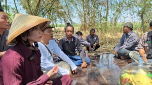 Kunjungan Anggota Dewan Provinsi Jawa Tengah Anindia Komala Supervisi Rehabilitasi Daerah Irigasi Pemali
