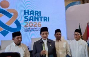Menag Nazaruddin Saat Peluncuran Rangkaian Hari Santri 2026