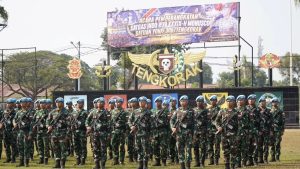 Prajurit Yonif 305 Tengkorak Diberangkatkan Mengemban Misi Perdamaian MONUSCO di Kongo