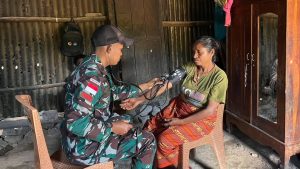 Yonarmed 12 Kostrad Perkuat Kepedulian Kesehatan Masyarakat Perbatasan melalui Program Stunting