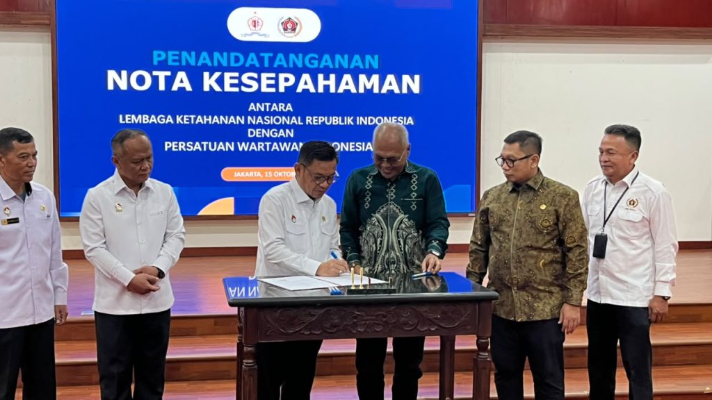PWI-Lemhannas Teken MoU untuk Menjaga Ketahanan Nasional